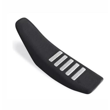 Imagem de Capa De Banco 5 Cores Crf 230 Crf250 Soft Gripper Antiderrapante 100% Impermeável Off Road (PRETO C/FAIXA BRANCA)