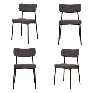 Imagem de Kit com 4 Cadeiras para Sala de Jantar Mona Yescasa