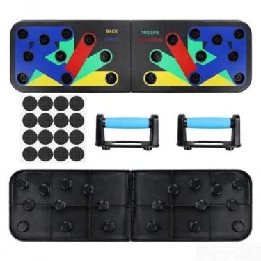 Imagem de Plataforma De Exercicios Academia Em Casa Apoio Pushup Prancha Flexao Ombro Triceps Multifuncional