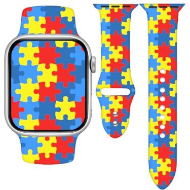 Imagem de Pulseira de silicone macio para Apple Watch séries Ultra 10, 9, 8, 7, 6, 5, 4, 3, 2 e 1 e SE de 38 mm, 40 mm e 41 mm