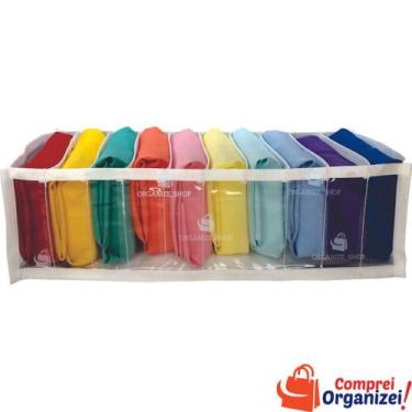Imagem de Colmeias Organizadoras Camisetas Kit 6 + Gaveta Kit 6 - - Comprei Orga