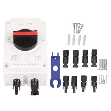 Imagem de Isolador elétrico fotovoltaico, interruptor de transferência solar, painel de comutação solar, adequado para uma ampla gama de sistemas de energia solar (Tipo 2)