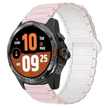 Imagem de Pulseira magnética esportiva esportiva de silicone magnético de 20 mm, 22 mm e 24 mm, compatível com Ticwatch Atlas, Pro 5 Enduro, Pro 5, Pro 3 Ultra BT/LTE, Pro, Pro S, Pro 4G, E2, S2, E3, GTH, C2,