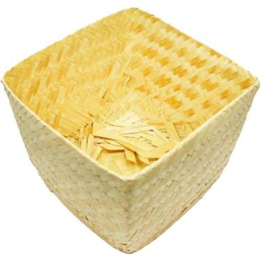 Imagem de Cachepot de Palha Pequeno para Decoração Rústica ou Junina Pacote com 