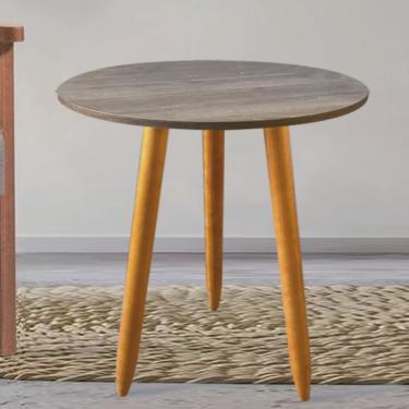 Imagem de Mesa Lateral de Canto Apoio Centro Pé Palito Madrid Tampo mdf Caramelo - Ahz Móveis
