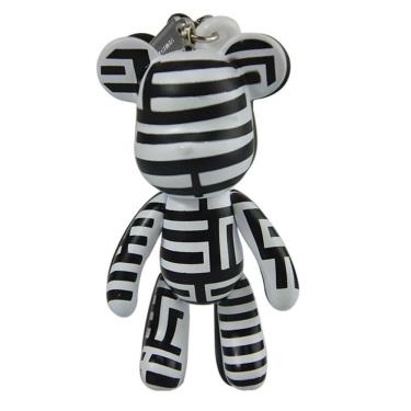 Imagem de Chaveiro Popobe Riscas Frontal Branco