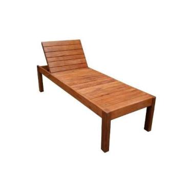 Imagem de Espreguiçadeira Finesse Em Madeira De Demolição - Cód 994
