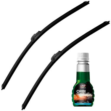 Imagem de Kit palhetas parabrisa Astra Hatch/Sedan 1998 a 2013 dianteira GM/Chevrolet palheta mod original limpador chuva vidro