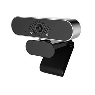 Imagem de bns7fapq Webcam 1080p Full HD USB com microfone Plug and Play Chamada de vídeo HD Web Cam para PC, computador, laptop, gamer, webcast para reuniões de negócios