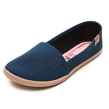 Imagem de Sapatilha Moleca Microperfurada Feminino, Azul, 38