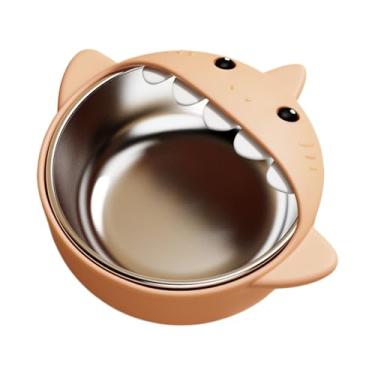 Imagem de Tigelas De Bebê Em Aço Inoxidável Com Ventosa - Pratos Infantis de Aço Inoxidável com Sucção,Recipiente Removível para Refeições de Crianças com Design de Tubarão para Lanches e Jantares