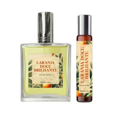 Imagem de Perfume Laranja Doce Brilhante Feminino 50Ml + Spray 10Ml - Essência D