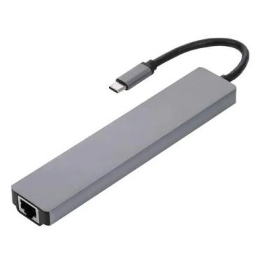 Imagem de Adaptador Hub Rede 2usb-c Hdmi - GPTrend