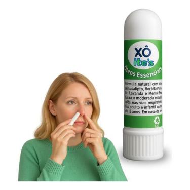 Imagem de Inalador Óleos Essencais Uso Nasal Alívio Congestão Nasal - XÔ Ites, V