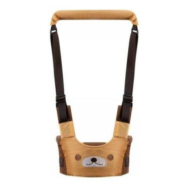 Imagem de Suspensório Andador Assistente Bebê Passeio Moon Walk - SHM, amarelo