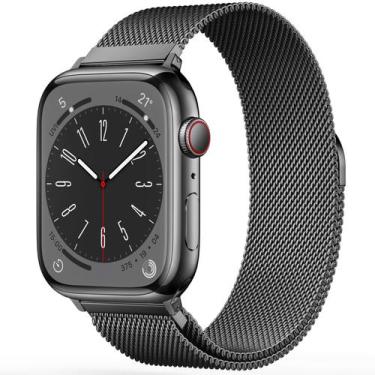 Imagem de Pulseira de relógio BRG Stainless Steel Loop para Apple 38-49mm