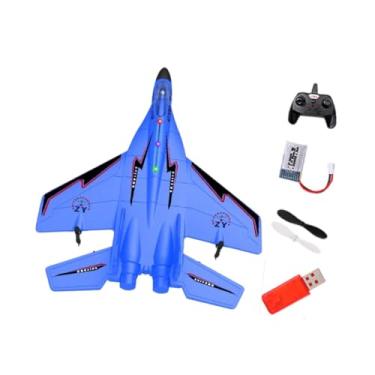 Imagem de YIJU RC Airplane Glider Modelo Voador Modelo Kit de Avião Presentes de Aniversário, Azul