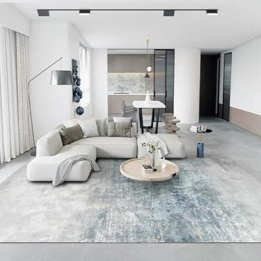 Imagem de Tapetes modernos de luxo para sala de estar, tapetes grandes e fofos para decoração de casa, tapete de cabeceira macio e felpudo (200x400 cm/5)