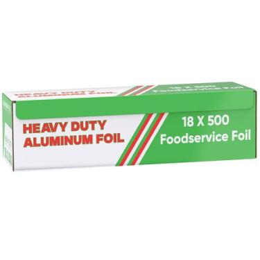 Imagem de Papel Alumínio Ox Plastics - 18x500 Pés - 22 Mícrons - Heavy-Duty