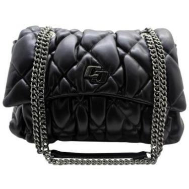 Imagem de Bolsa Colcci Shoulder Matelasse Preta Feminina-Feminino