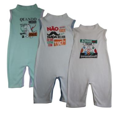 Imagem de Kit 3 Peças Inverno Bebê Macacão Casaquinho Meia Estilo, Conforto e Pr