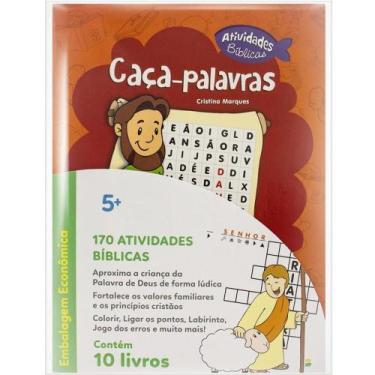 Imagem de Livro de Atividades Bíblicas 20X27CM 16 Páginas Pacote com 10 Unidades