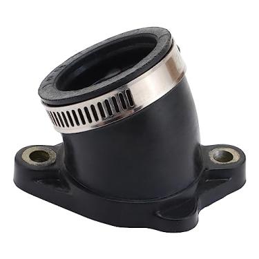 Imagem de WOOSTAR Coletor de admissão de carburador de 28 mm de substituição para motor GY6 de 4 tempos 200cc 250cc GY6 Taotao ATV 4 rodas Quad Scooter Go Kart Moped Pit Dirt Bike