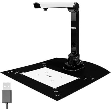 Imagem de Visualizador para ensino Scanner Câmera de documento 10MP HD A4 Scanners de formato para laptops PC portátil USB Doc Cam Photo Scanner Treinamento on -line com OCR, SCAN Snap, Múltipla págin
