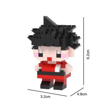 Imagem de Brinquedo Blocos de Montar Infantil Brinquedo Educativo Animais De Bri