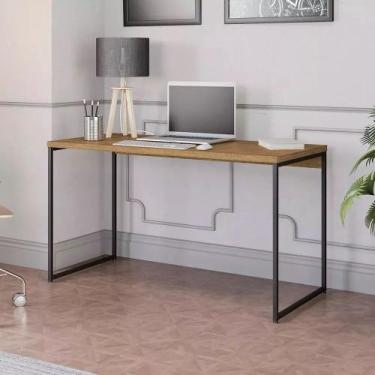 Imagem de Mesa Para Escritório Diretor Estilo Industrial 1,36m Freijo LI003 - KA