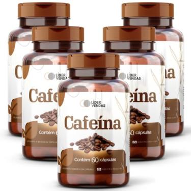 Imagem de Cafeína - 1g com 60 cápulas - 5 potes