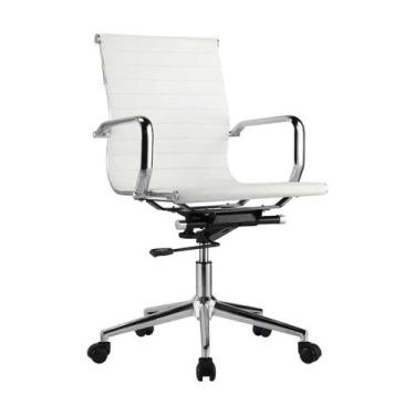 Imagem de Cadeira de Escritório Sevilha Baixa Branca - Rivatti
