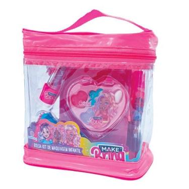 Imagem de Bolsa Kit de Maquiagem Infantil 7 Peças MK11 - Polibrinq