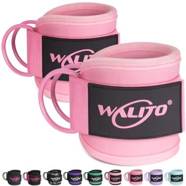 Imagem de WALITO Faixas De Tornozelo Rosa Para Academia Exercícios - Faixa Glúteos E Apoio Costas, Acessórios Aparelhos Cabo