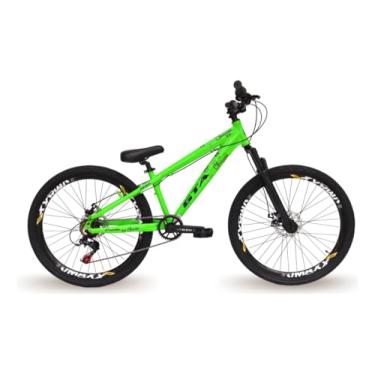 Imagem de Bicicleta 26 Gta Rebel Freeride Single 7v Vmaxx Disco Flame (Verde)