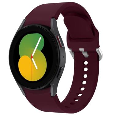 Imagem de Compatível com Samsung Galaxy Watch 4 de 44 mm e 40 mm/Galaxy Watch 4 Classic de 42 mm e 46 mm/Active 2 de 40 mm e 44 mm/Galaxy Watch Active/Galaxy Watch 3 de 41 mm/Galaxy Watch de 42 mm, pulseira