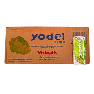 Imagem de Suco Yodel Yakult Uva Verde A Base de Leite 27 Unidades
