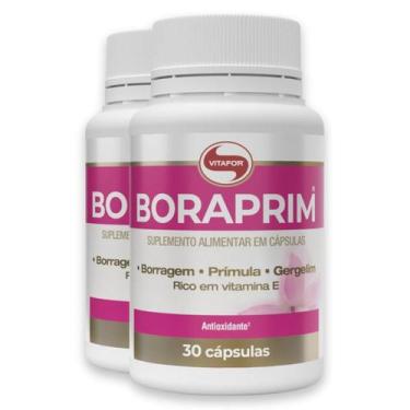 Imagem de Kit 2 Boraprim Vitafor 30 Cápsulas