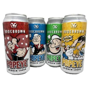 Imagem de 4 Cerveja Popeye Larger 473Ml Puro Malte Progressive Pilsner - Popeye 