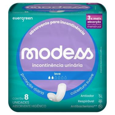 Imagem de Absorvente Modess Incontinência Leve 8un