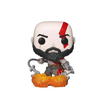 Imagem de Funko Pop! God of War Kratos with The Blades of Chaos Exclusive Figure 154 GITD Glow in The Dark**funkofilia store**