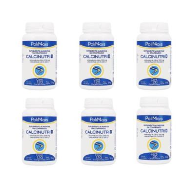 Imagem de Kit 6 Calcinutri D Carbonato De Cálcio 120 Comprimidos. - Nutriex