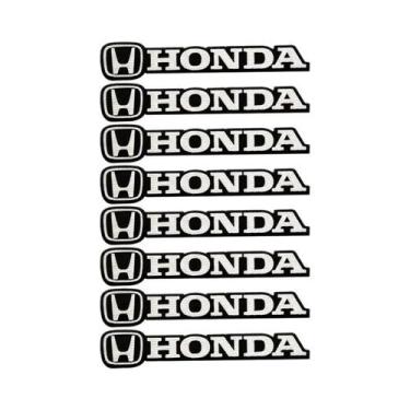 Imagem de Honda 3D Emblema De Alumínio Emblema Adesivo Decalque Acessórios Para 