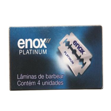 Imagem de Lâminas De Barbear Enox Platinum 4 Unidades