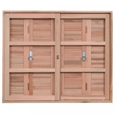 Imagem de Janela Popular com Caixilhos de Correr e Venezianas Pantográficas 100x