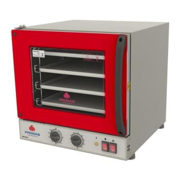 Imagem de Forno Industrial Turbo Eletrico Fast Oven Prp-004 Vermelho 220V - Prog