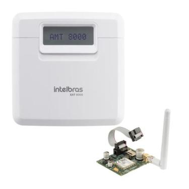Imagem de Kit Módulo GPRS XAG 8000 + Teclado Sem Fio XAT 8000 Intelbras Para Cen