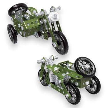 Imagem de Brinquedo Educativo e Interativo de Montar de Metal Para exposição Triciclo Infantil Kit com 139 Peças