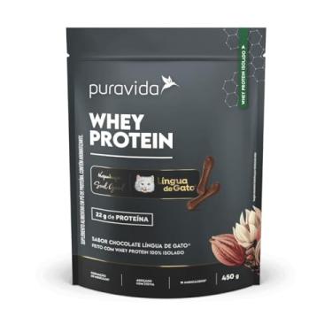 Imagem de Pura Vida Whey Protein Língua de Gato 450g