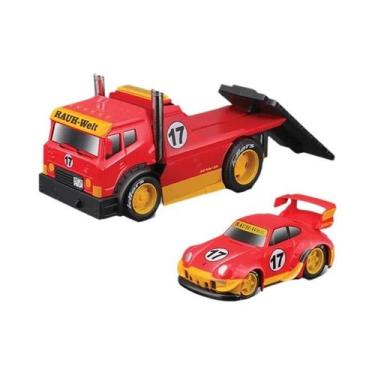 Imagem de Meninos Maisto 1:64 Liga Muscular Carro Transporte Trailer Modelo De S